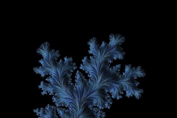 Blue Abstract Fractal