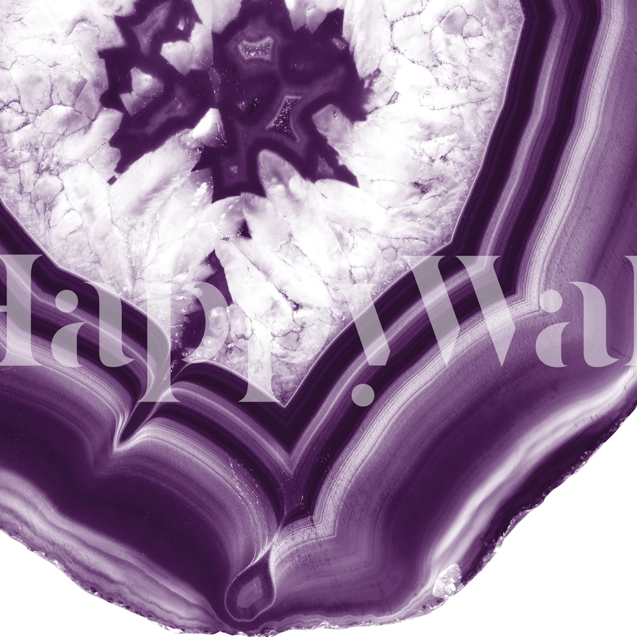 Tapeta Purple Agate Glam w pokoju