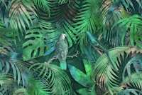 Parrots In The Mystic Green ταπετσαρία