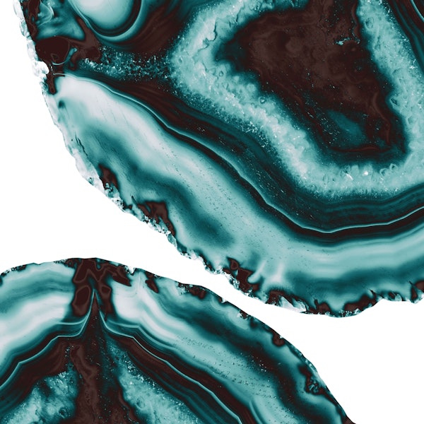 Turquoise Brown Agate 1