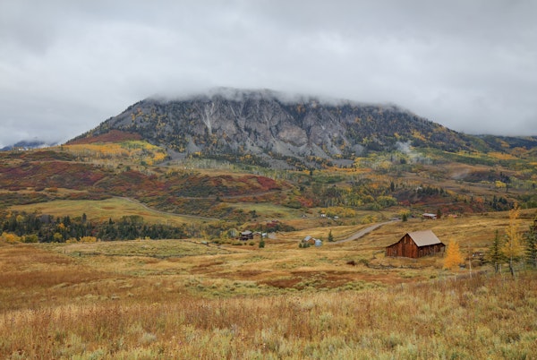Autumn Barn At Deep Creek Mesa