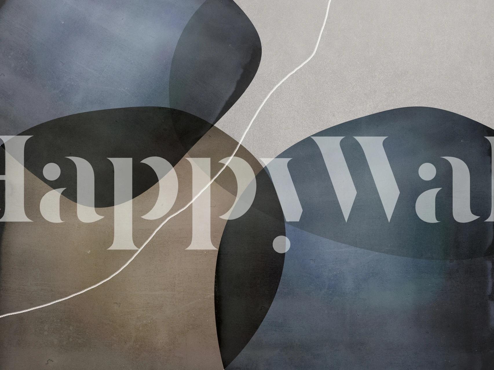 Organic Shapes tapet i naturlige toner