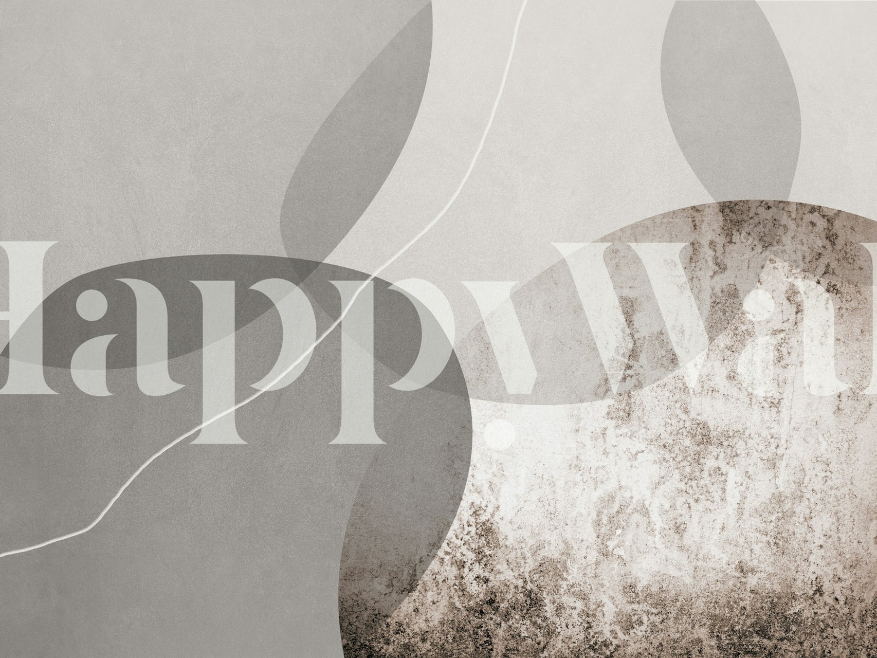 Abstract gray shapes and textures wallpaper