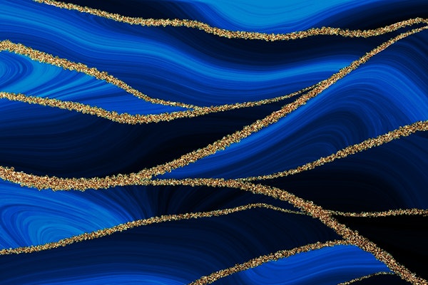 Ocean Blue Marble Gemstone 1