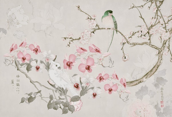 Chinoiserie With Cockatoo
