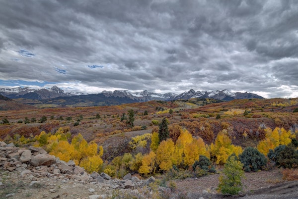 Autumn At Mt Sneffels Range