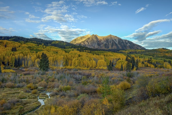 Fall Sunrise At Beckwith Mtn