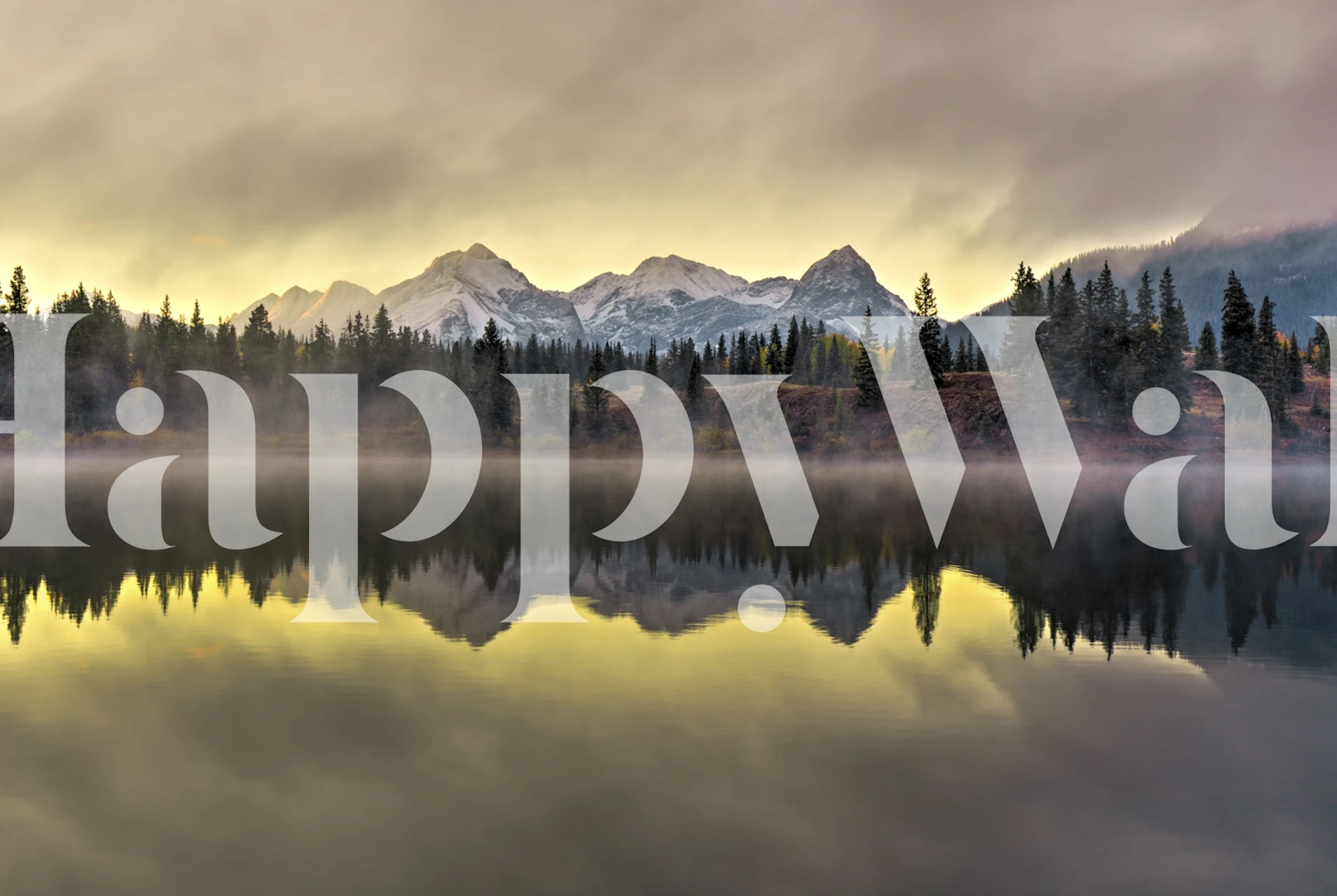 Emergence At Molas Pass wallpaper in a room