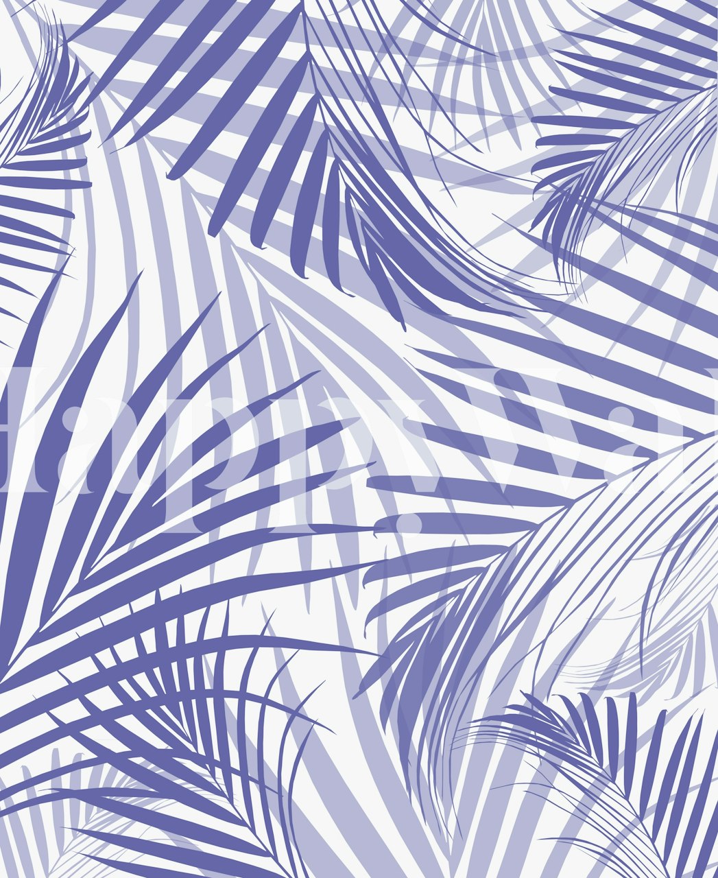 Very Peri Palm Leaves Dream wallpaper