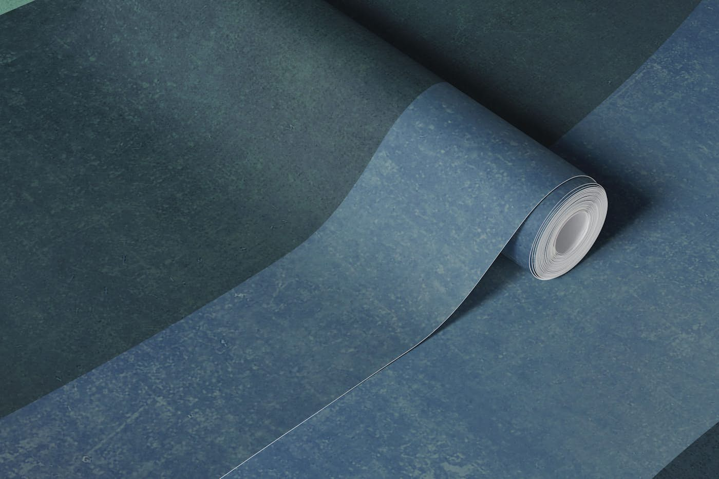 Modern Mid Century Blue Green wallpaper roll