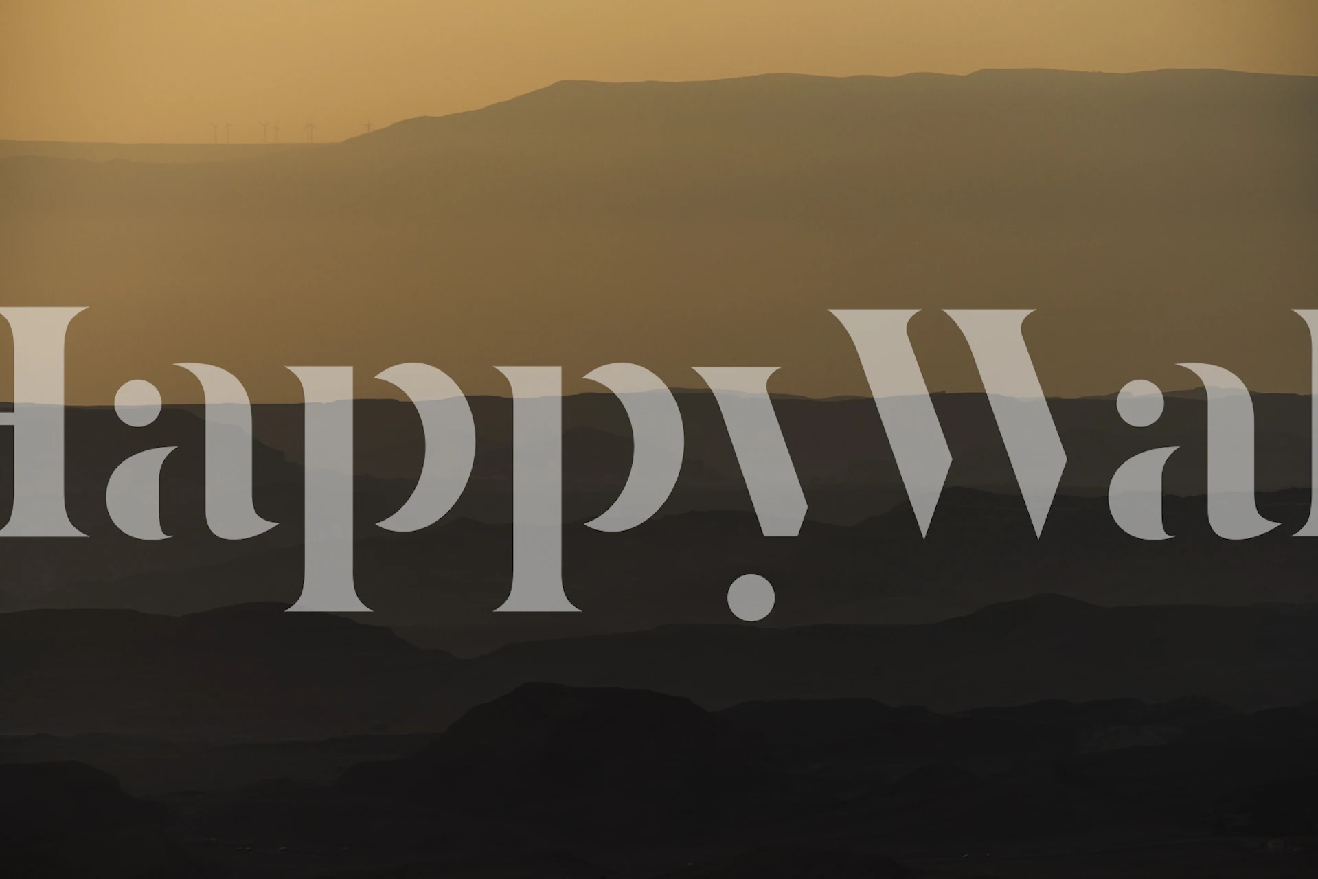 Sunrise over Ramon Crater tapet i et rum