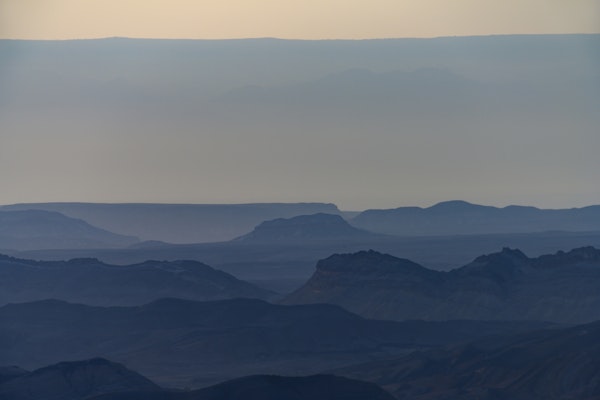 Sunrise over Ramon crater 5
