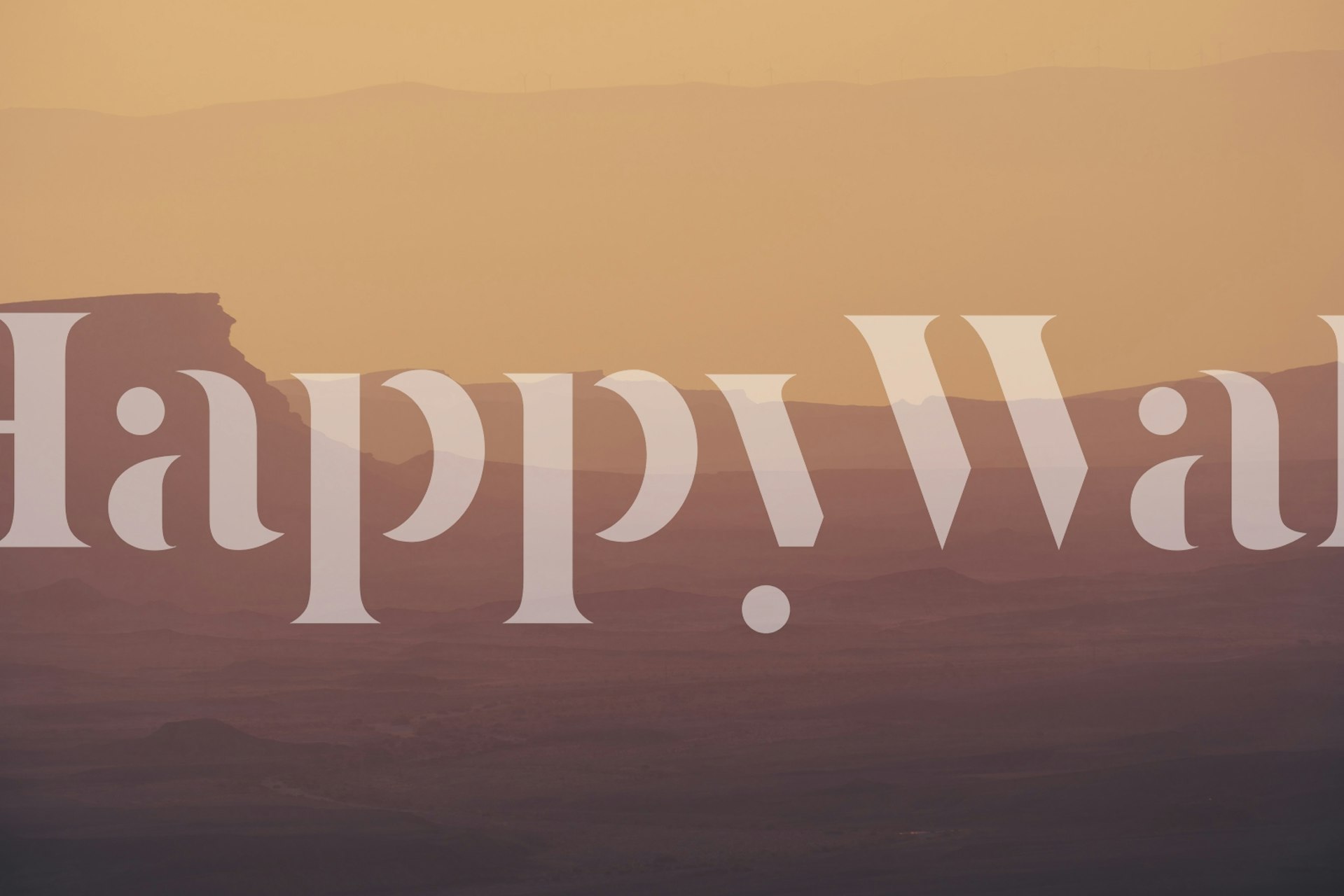 Sunrise over Ramon crater tapet i ett rum