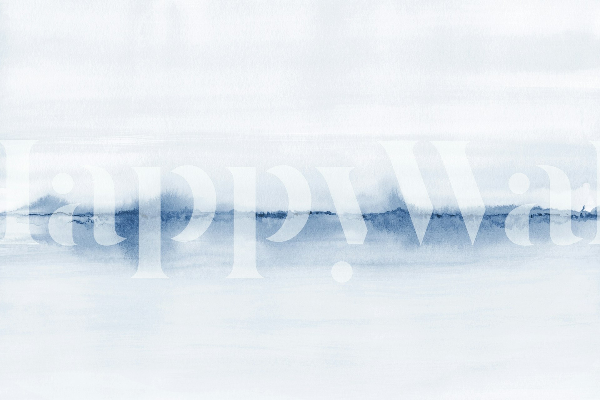 Tapeta Watercolor landscape v pokoji