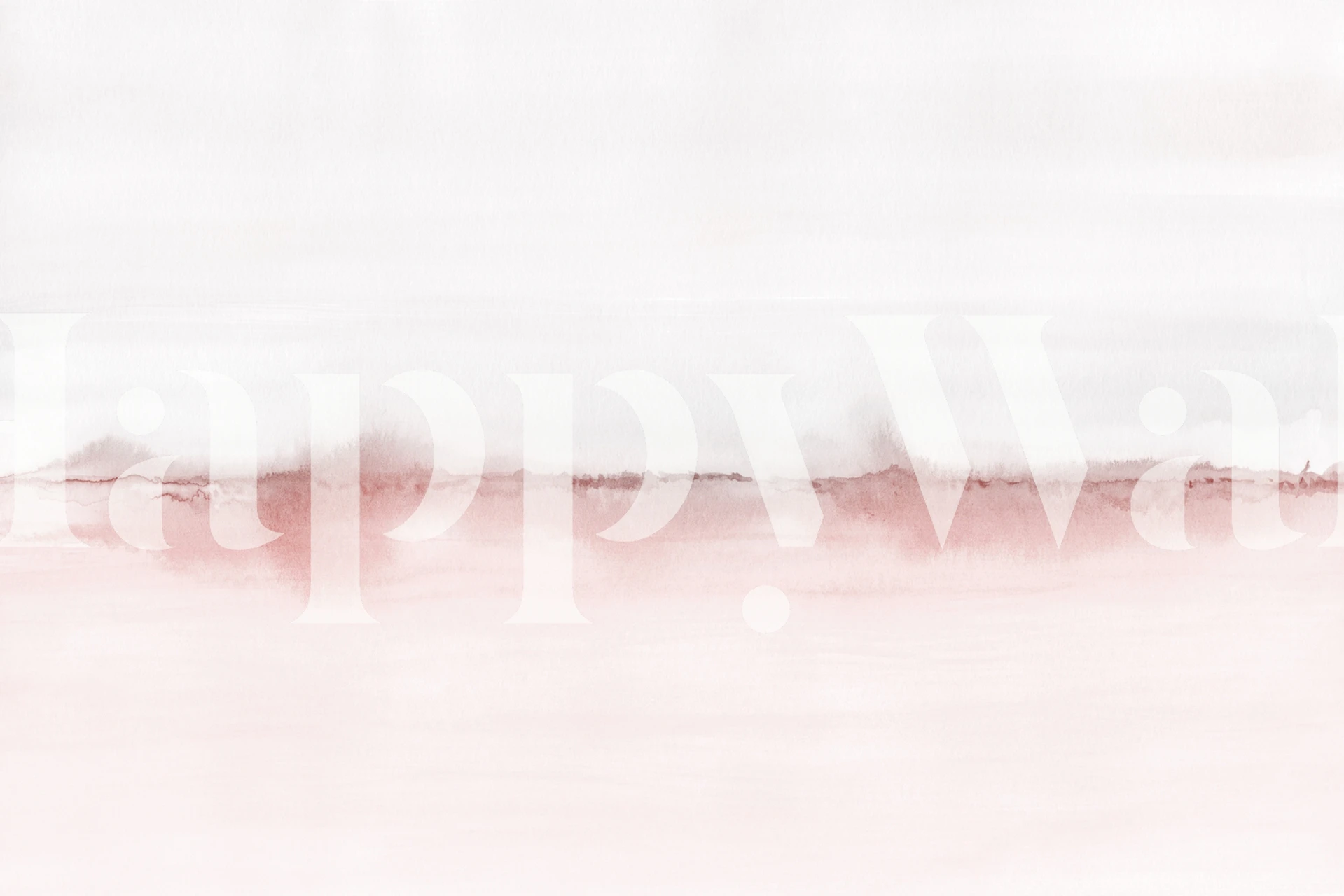 Soft pink and white watercolor abstract wallpaper