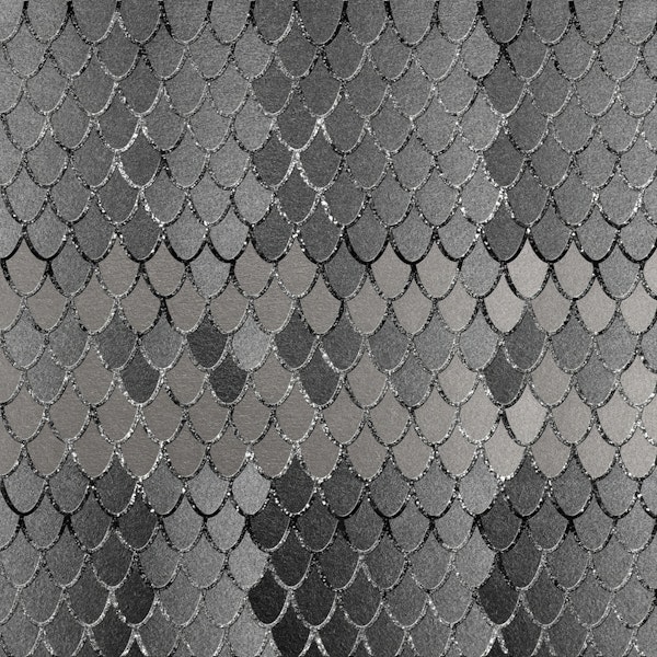 Mermaid Scales Silver Glam 1