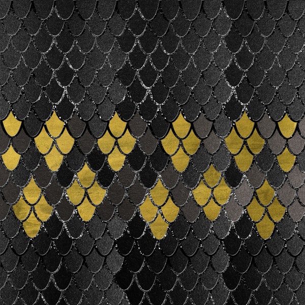 Mermaid Scales Gold Glam 1