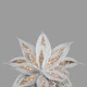 Gray Agave with Gold Glitter 1