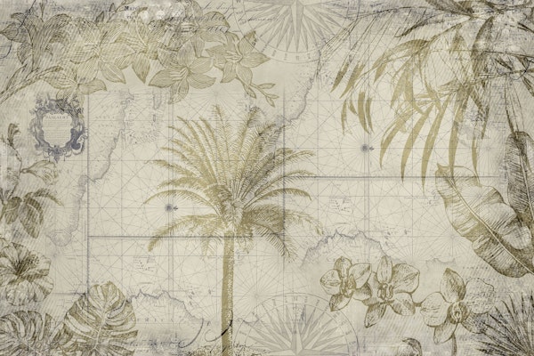 Tropical Jungle Monochrome