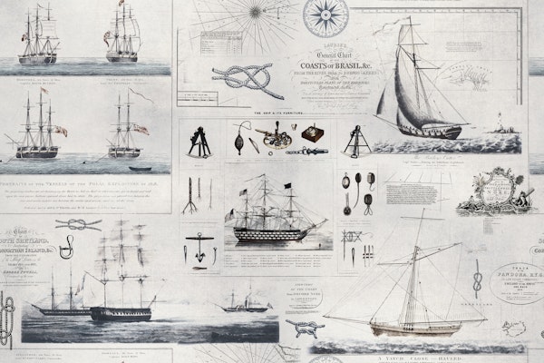 Vintage Nautical Collage