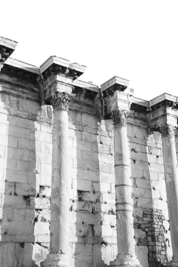 Hadrians Library Columns 2