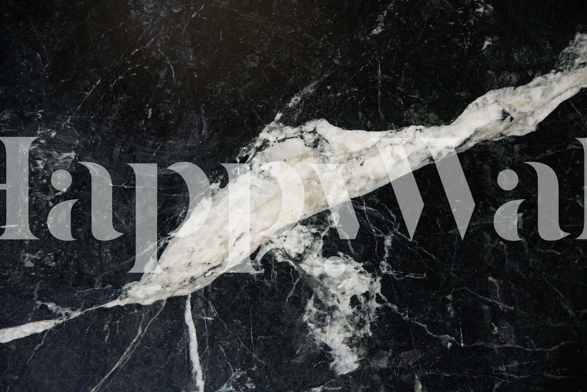 carta da parati Black Marble Glam 2 in una stanza