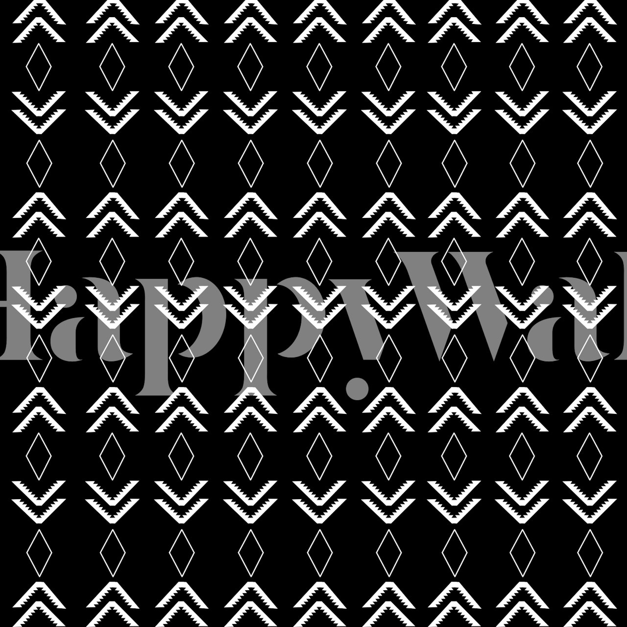 Tribal Aztec geometric pattern wallpaper