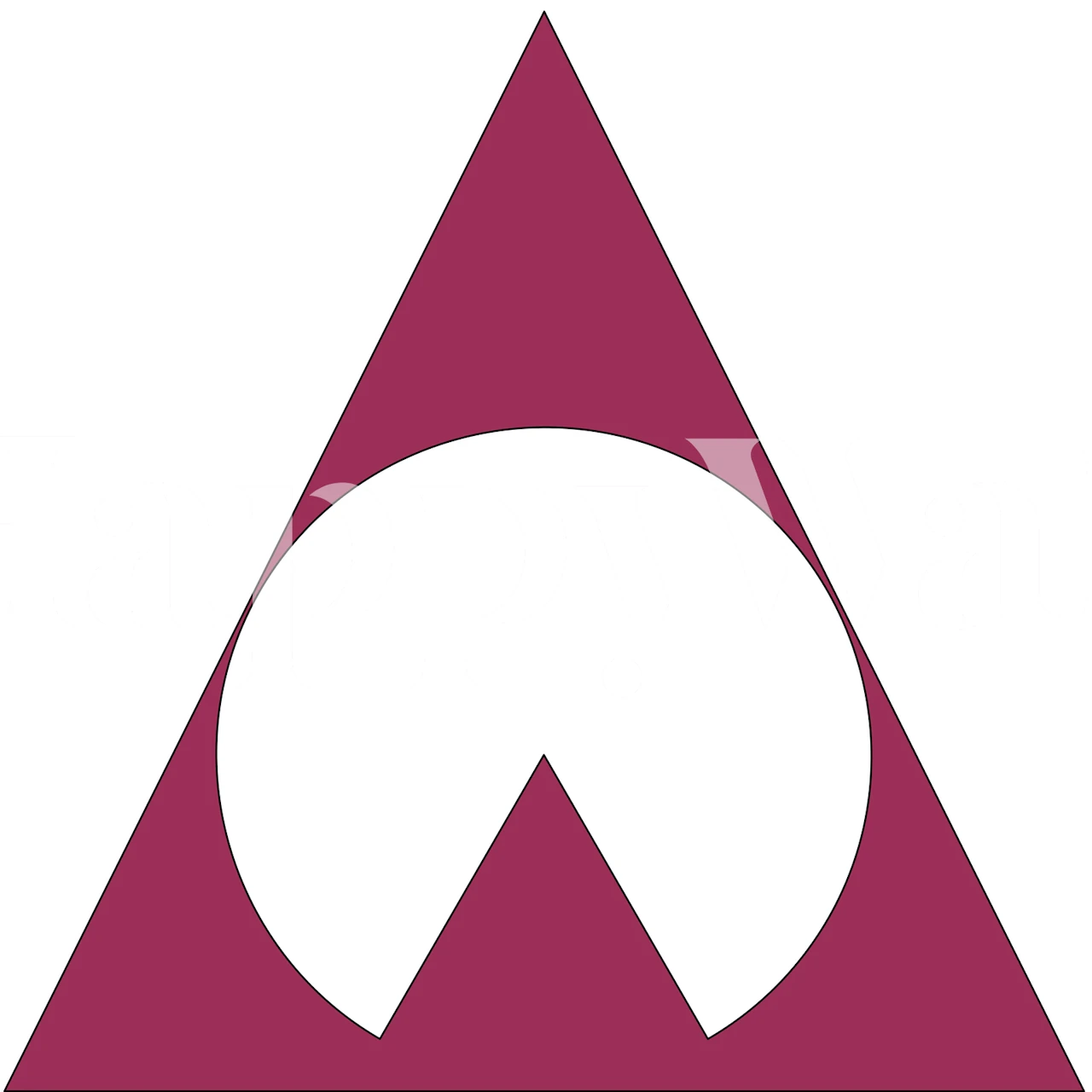 Mountain sunrise wallpaper in a room