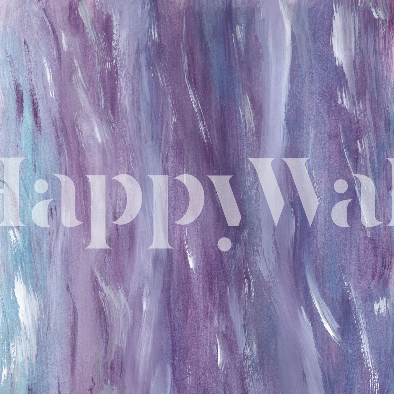 Purple watercolor abstractions with soft brush strokes wallpaper