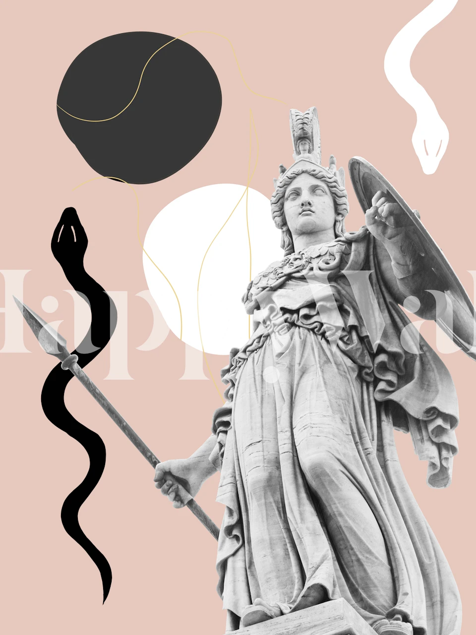 Tapeta Athena Snake Finesse 2 w pokoju