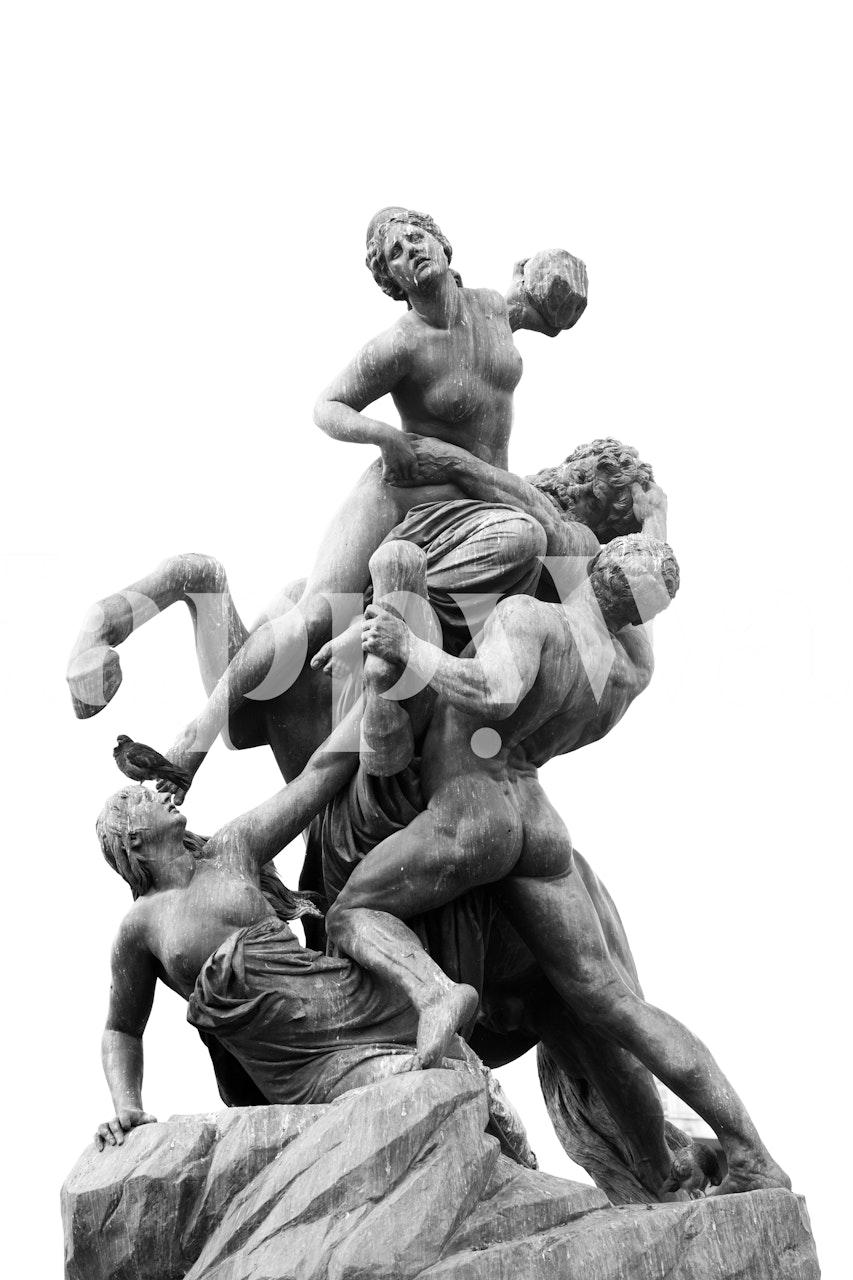 Theseus saving Hippodamia design per carta da parati