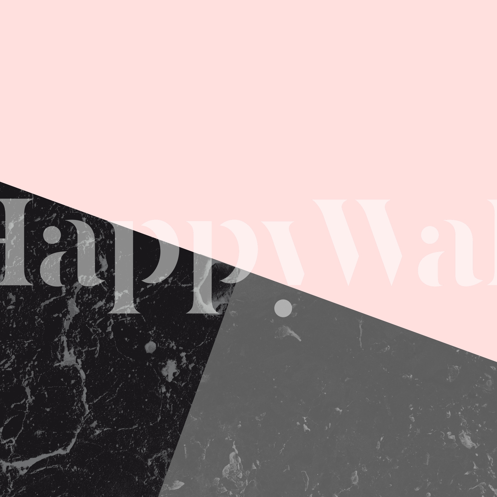 Buy Marble Geometric Pink Black 2 wallpaper Free shipping