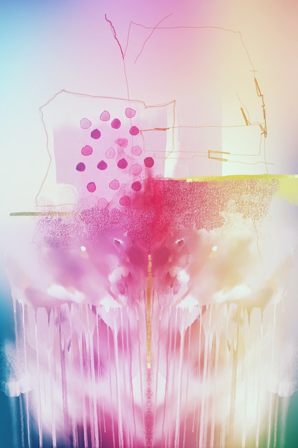 Abstract Paint Drips