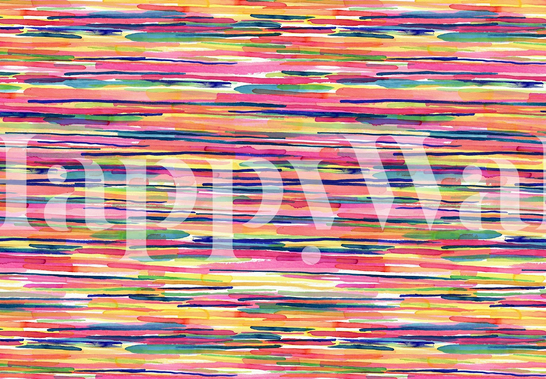 Colorful thin striped wallpaper in vibrant hues