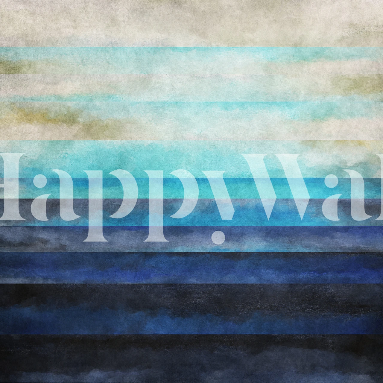 Blue gradient striped wallpaper in shades from light to dark.