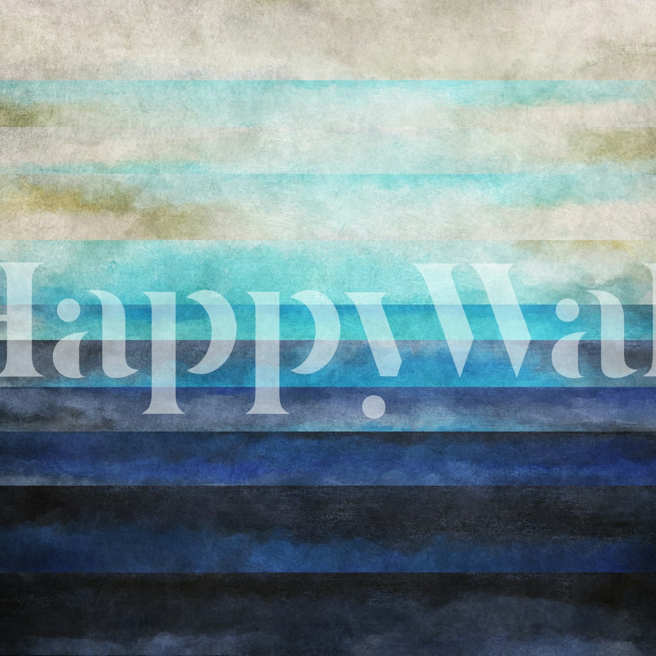 Niveau 3 papier peint affiché dans une pièce