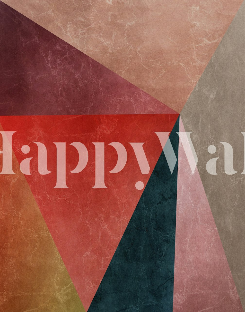 Connected Triangles 5 wallpaper in a room