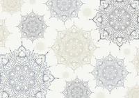 Lotus Mandala Pattern wallpaper