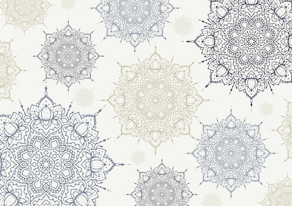 Lotus Mandala Pattern