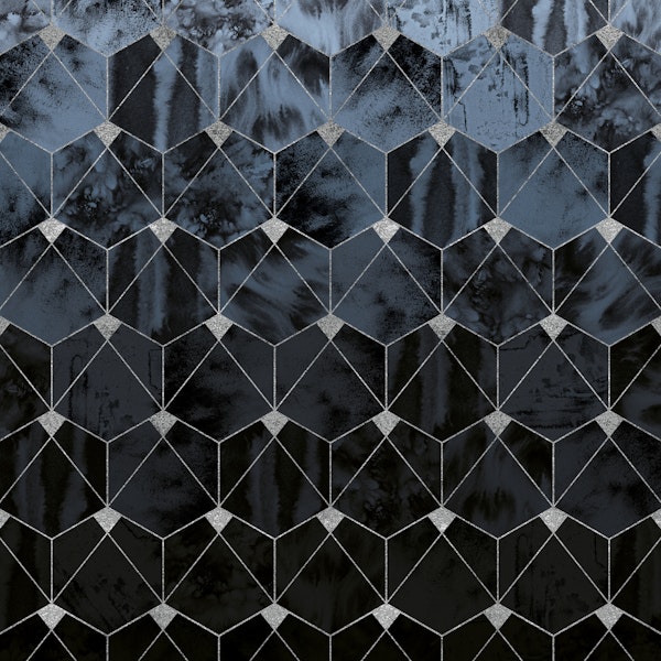 Frozen Nordic Ice Hexagons