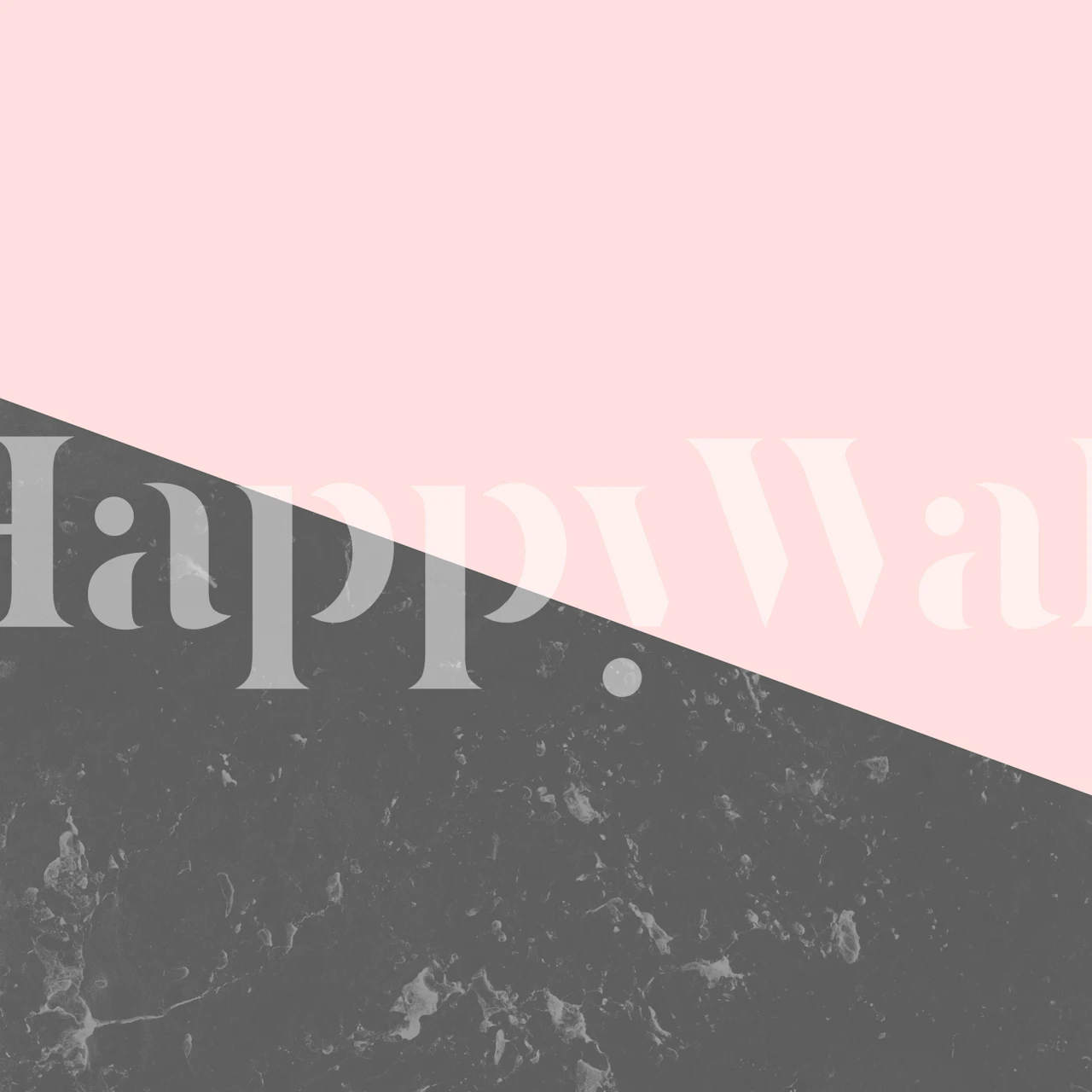 Marble Geometric Pink Gray in einem Zimmer