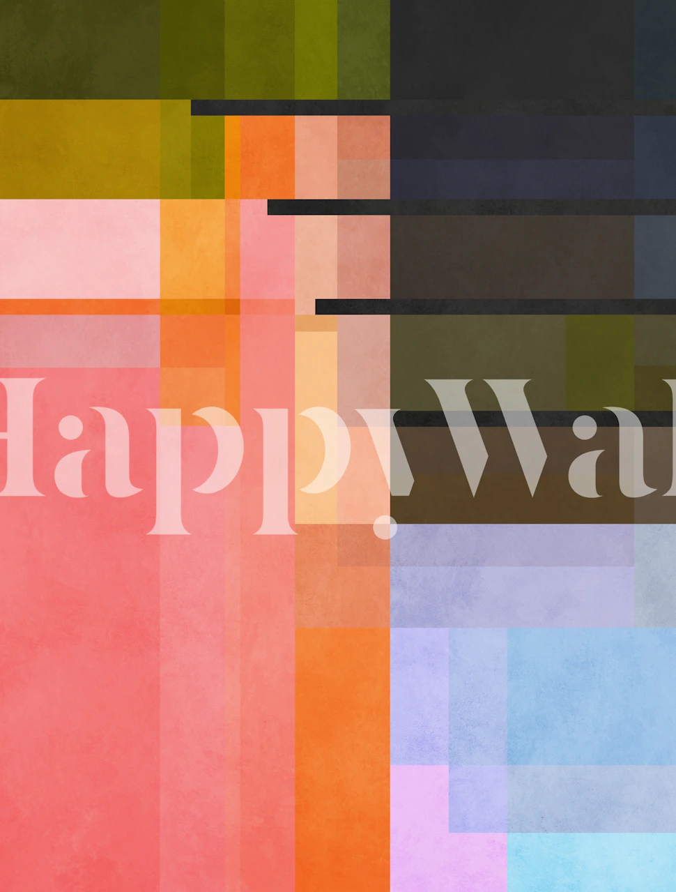 Geometric Concept 2 wallpaper in a room