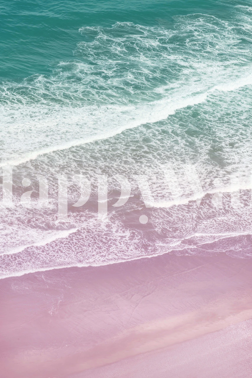 Tapeta z pięknymi falami oceanu