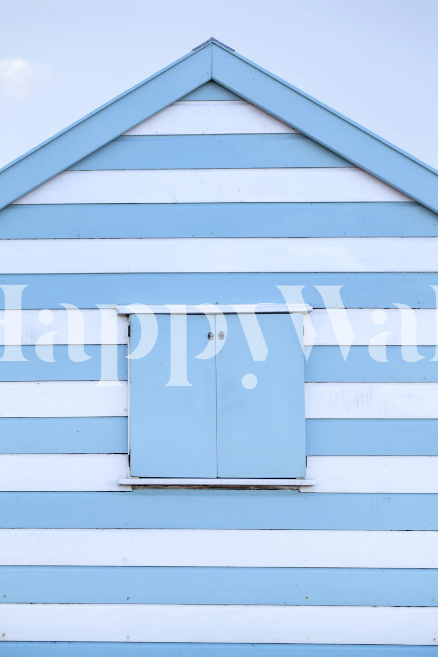 Beach Hut wallpaperdesign i et rum
