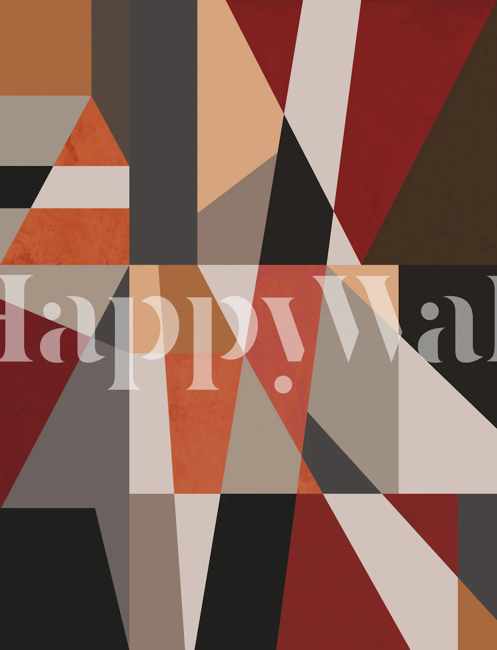 Geometric Pattern 5 wallpaper in a room