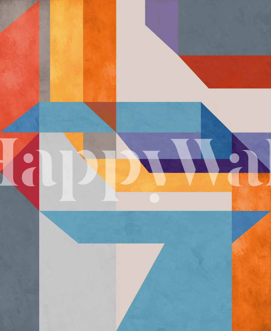 Geometric Construction 4 tapeta v místnosti