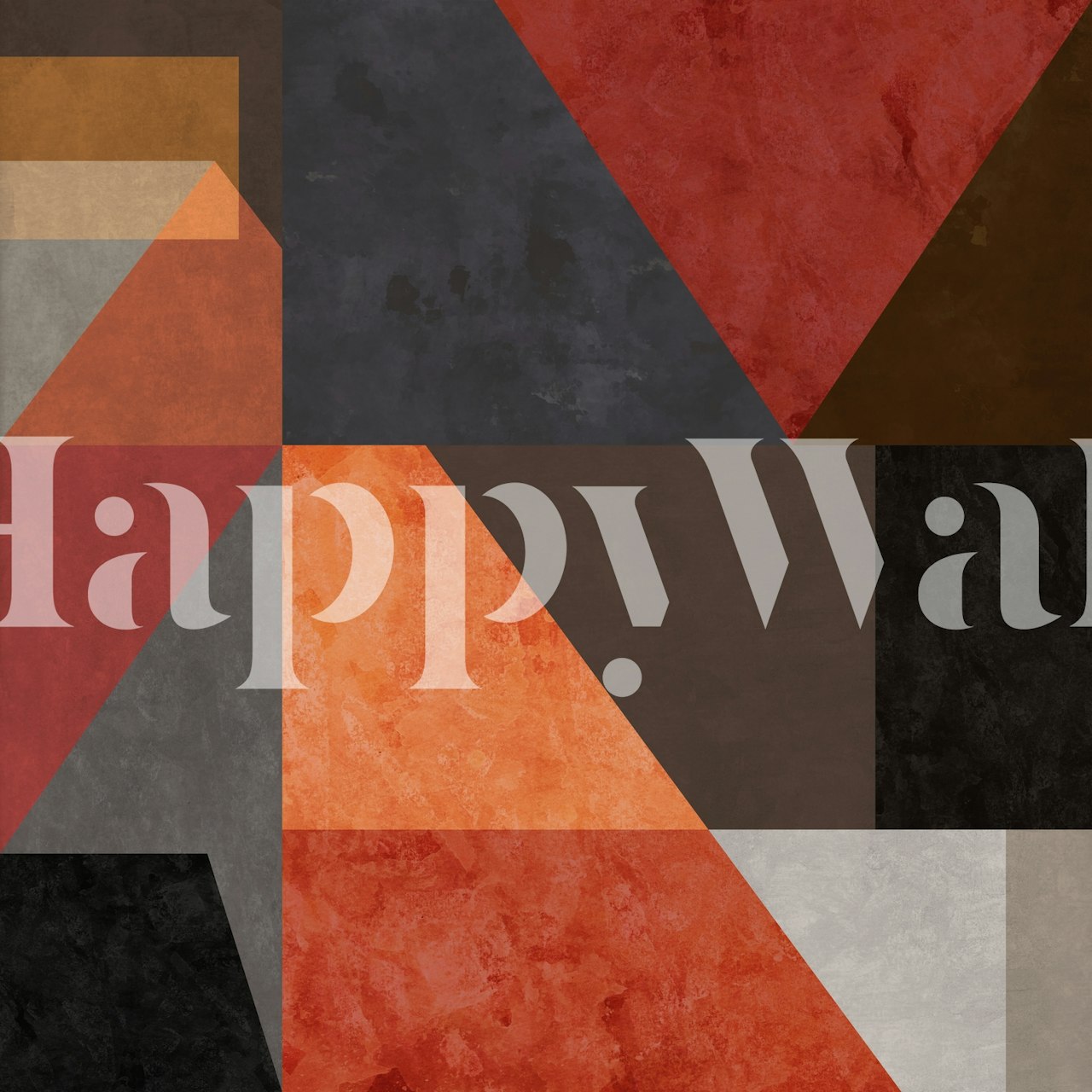 Design tapety Geometric Pattern 6 w pokoju