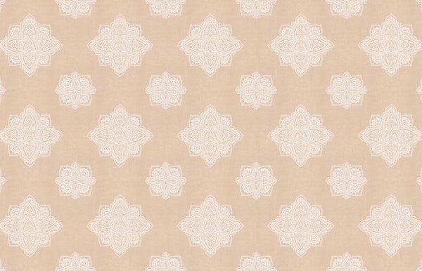 Boho Ibiza mandala - soft peach