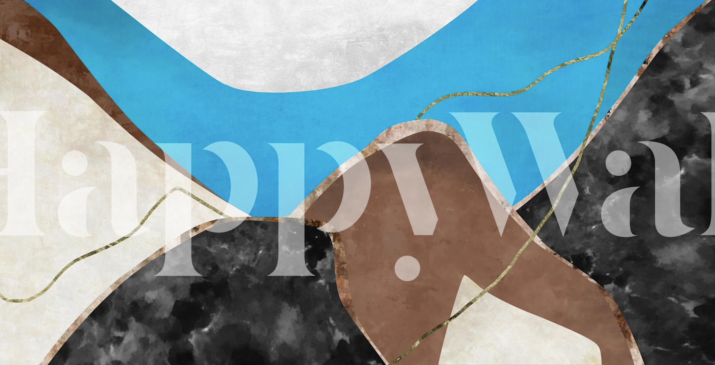 Beautiful Mountains tapet vist i et rum