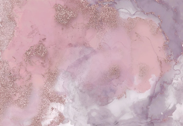 Pink Glamour Alcohol Ink Art